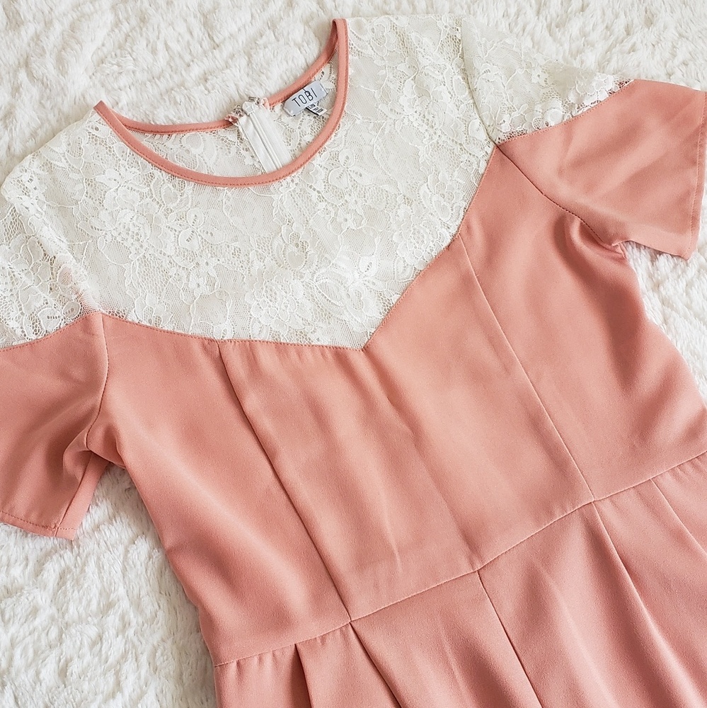 *SOLD* Blush and Lace Jumper